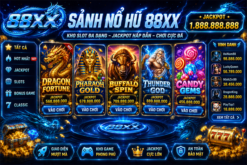 Trò chơi nổ hũ đa dạng